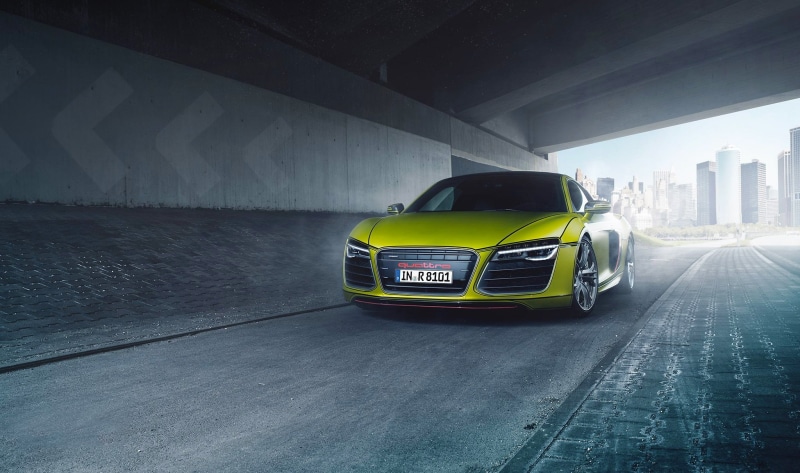 1080P, Audi, car, Audi R8 Type 42, vehicle, front angle view, Audi R8, Audi R8 e-tron