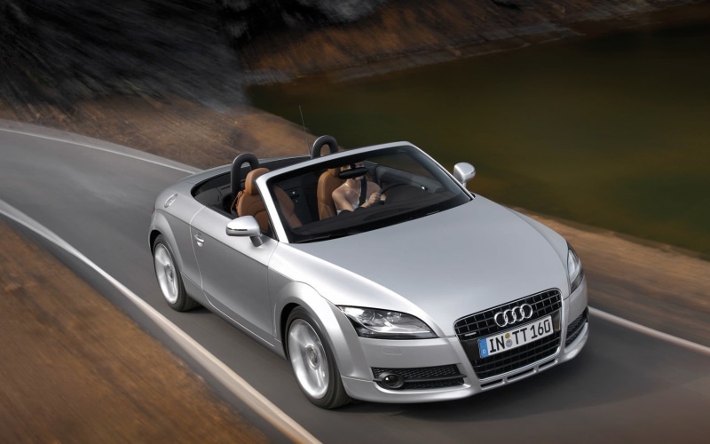 nature, Audi TT, luxury, vehicle, vintage car, mode of transportation, Audi, land vehicle, motion, convertible, mk, day, coupe, transportation, racecar