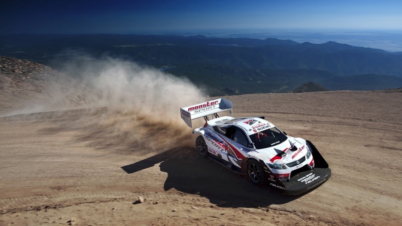 outdoors, Suzuki, transportation, land, land vehicle, 1080P, desert, white, nature, competition, daytime, sports utility vehicle, mountain, sport, motorsport