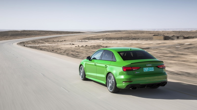 green, 2017, audi, 1080P, sedan, rs3