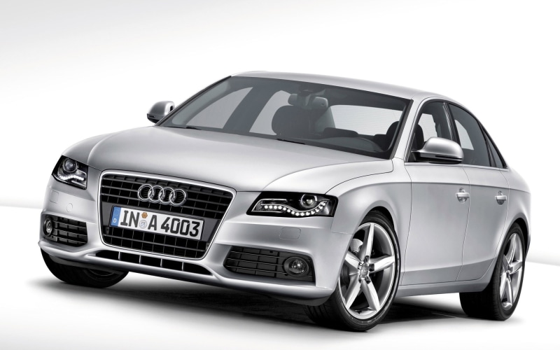 audi a4, car, background, 1080P, audi, white background, white