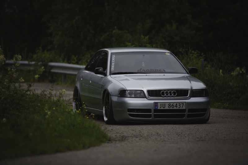 5K, famous, silver, audi a4, sedan, brand, norway, famous brand, low, audi