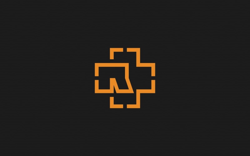 dark, 1080P, lighting equipment, black background, illuminated, rammstein, gold Colored, business, sign, background, communication, design, cross, glowing