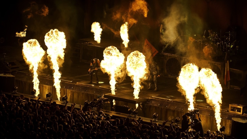 concert, 1080P, heavy, metal, fire, industrial, concerts, rammstein
