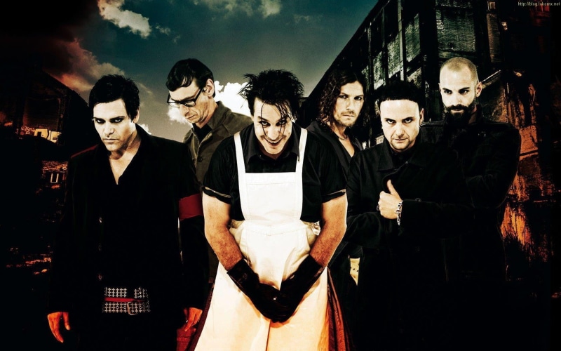 720P, aggression, digital composite, Rammstein, portrait, young men, waist up, adult, real people, young adult, people, lifestyles, celebration, three quarter length