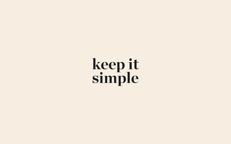 simple, 4K, quote, art, beige, keep, it, word, illustration