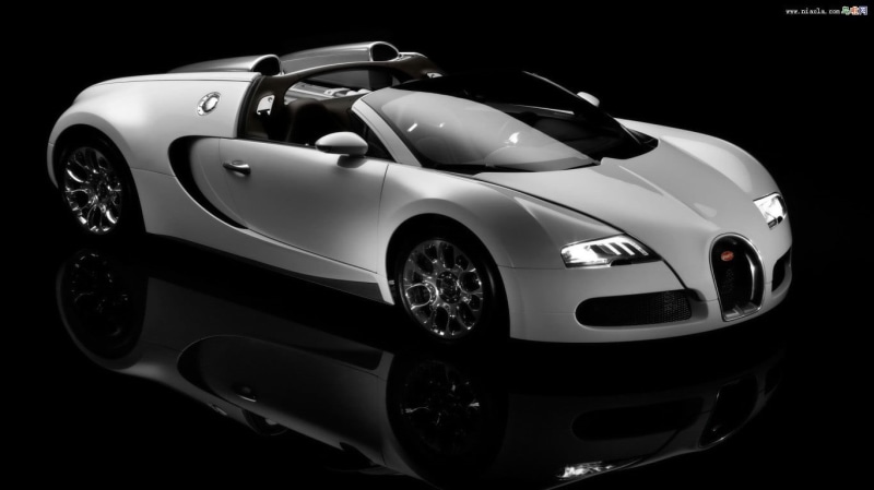 mode of transportation, night, Bugatti Veyron, modern, motorsport, white, black background, no people, vehicle, wheel, wealth, racecar, sports car, luxury