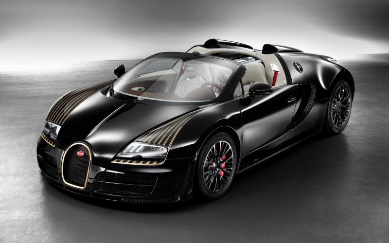 Bugatti Veyron, vehicle, car, Bugatti, black cars, 1080P