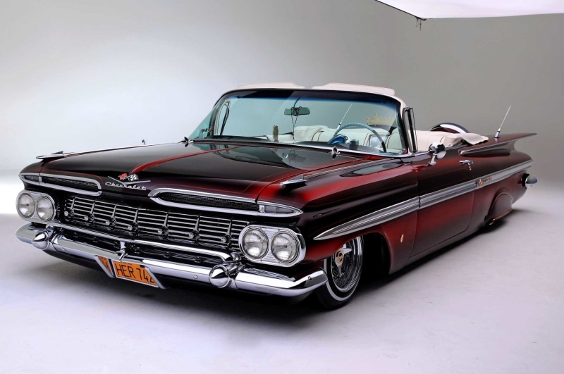 1080P, Chevrolet Impala, Chevrolet, 1959 Chevrolet Impala Convertible, Lowrider, Muscle Car