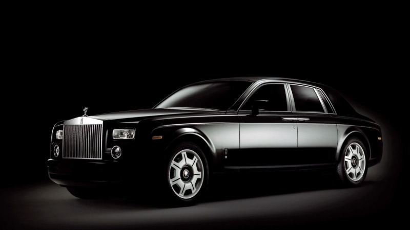 720P, rolls, vehicles, hd, phantom, black, royce