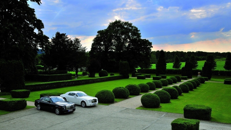 cars, 1080P, hd, garden, royce, rolls, phantom