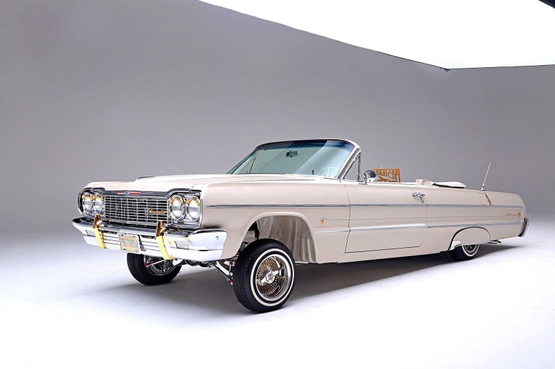 1080P, impala, vehicle, lowrider, automobile, auto, chevrolet, car, 1964, custom