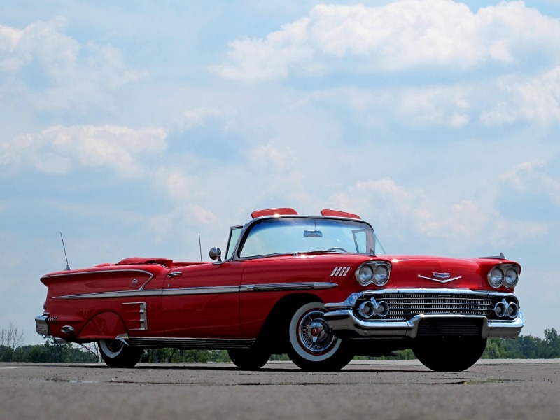 classic, bel, air, chevy, convertible, 1080P, vintage, 1958, antique, chevrolet, cars