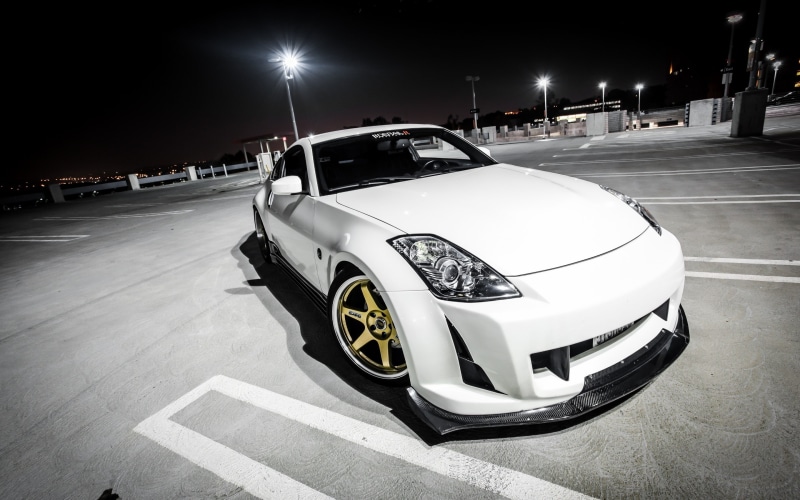 car, 2K, Nissan, white cars, Nissan 350Z