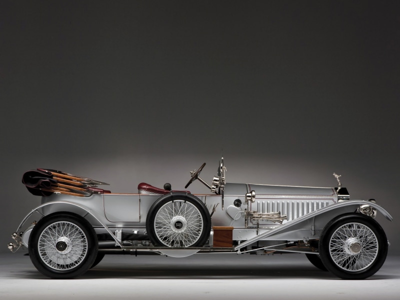 silver, wheels, tourer, luxury, gray, rolls, 1080P, retro, car, vintage, 1915, royce, wheel, l e, ghost