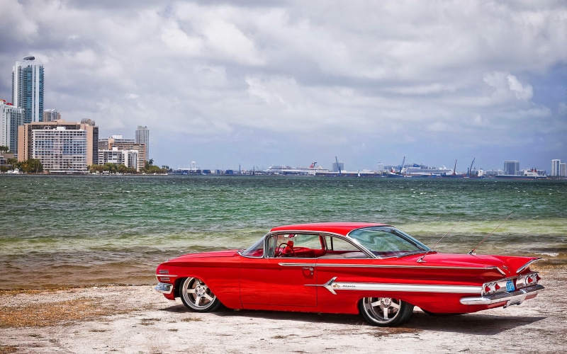 vintage, oldtimer, 2K, impala, chevrolet