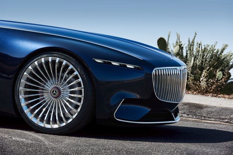 4K, 4K, Vision Mercedes-Maybach 6 Cabriolet, 2018