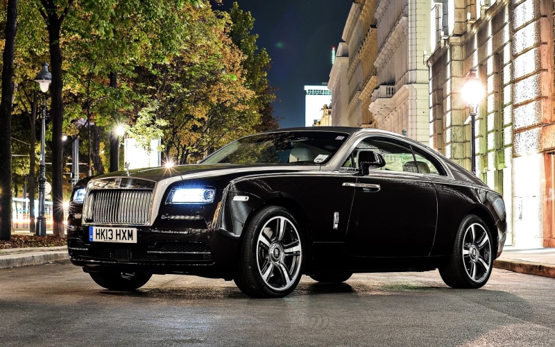 luxury, black, editorial, collectors Car, nature, outdoors, rolls, limousine, old-fashioned, modern, mode of transportation, built structure, headlight
