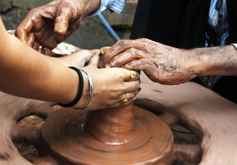 human body part, craft, making, manufacturing, craftsperson, adult, handicraft, finger, human Finger, clay, molding A Shape, art, traditional, potter, turning