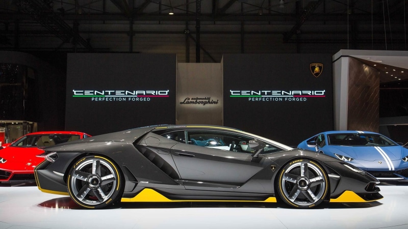 built structure, Lamborghini Centenario LP770-4, mode of transportation, land vehicle, sign, western script, sports car, city, parking garage, sport, Super Car