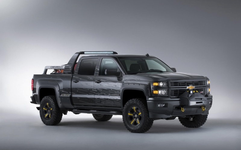 truck, 2K, black, cars, silverado, cab, pickup, crew, ops, 2013, chevrolet, chevroley, concept
