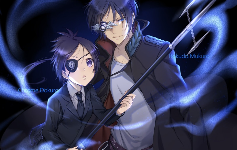 Chrome Dokuro, 1080P, Katekyō Hitman Reborn!, Anime, Mukuro Rokudo