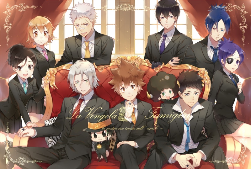 1080P, Tsunayoshi Sawada, Kyoko Sasagawa, Mukuro Rokudo, Katekyō Hitman Reborn!, Takeshi Yamamoto, Haru Miura, Ryohei Sasagawa, Lambo (Katekyō Hitman Reborn!)