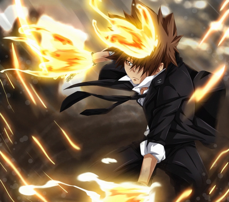 Katekyō Hitman Reborn!, Tsunayoshi Sawada, Anime, 1080P