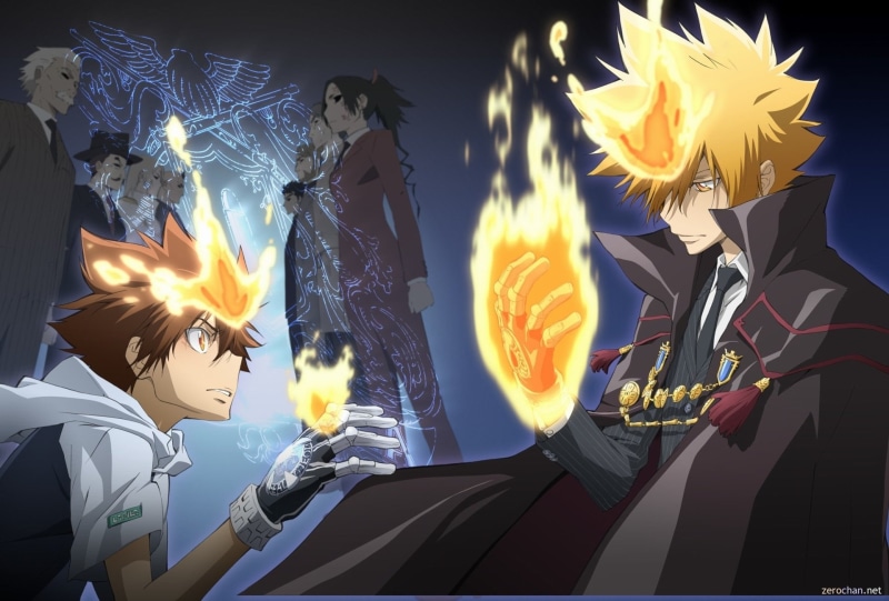 glass - material, close-up, motion, glowing, decoration, celebration, reborn, creativity, outdoors, digital, Tsunayoshi Sawada, Katekyō Hitman Reborn!