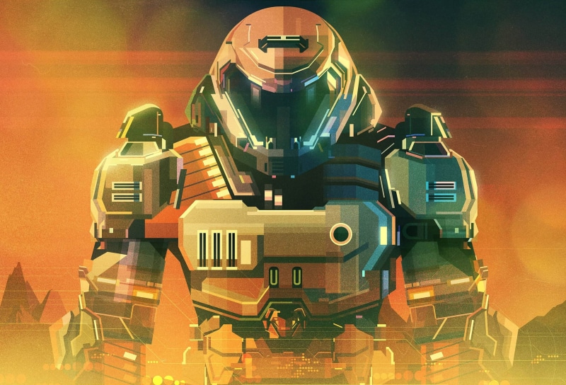 Doom, 2K, Warrior, Doomguy