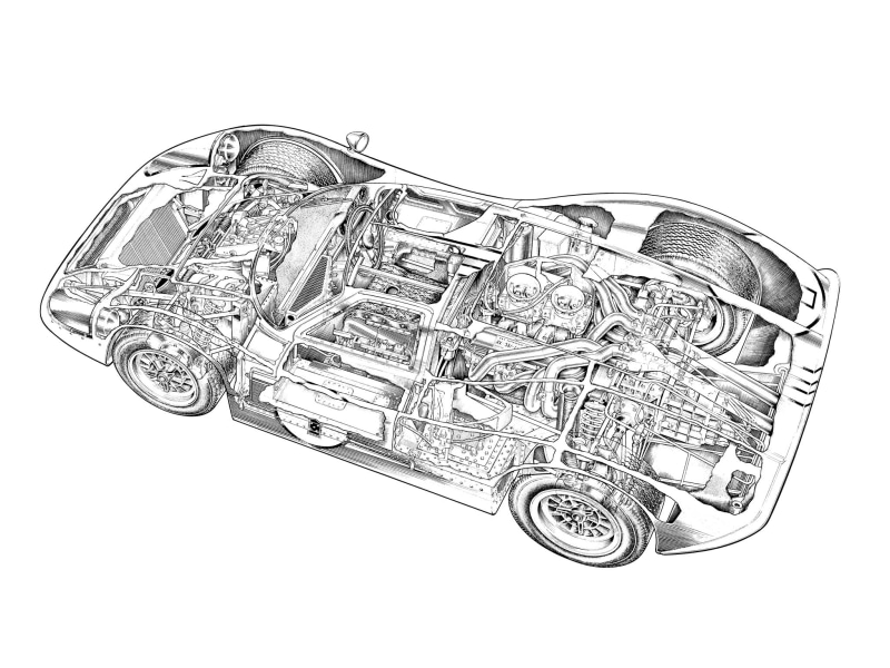 ford, 1967, 1080P, mkiv, engine, cutaway, racing, supercar, interior, race, gt40
