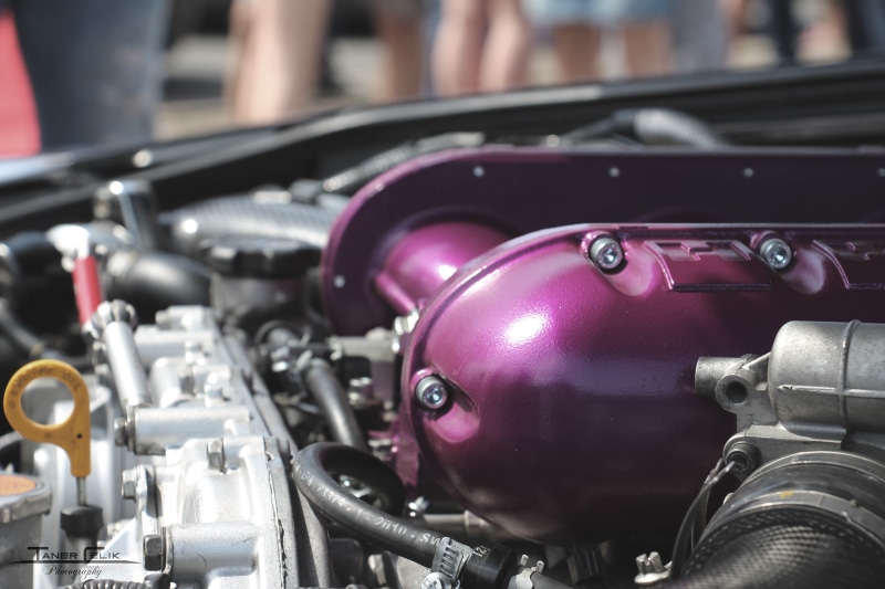 photography, technology, no people, pink color, mode of transportation, selective focus, 2jz-gte, machine part, Japanese cars, land vehicle, Nissan GTR