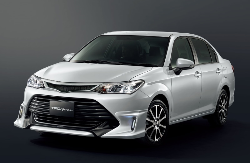 metal, Toyota, tire, 1080P, transportation, studio shot, Corolla, 2015, retro styled, white color, motor vehicle, TRD, Axio, car, silver - metal, land vehicle