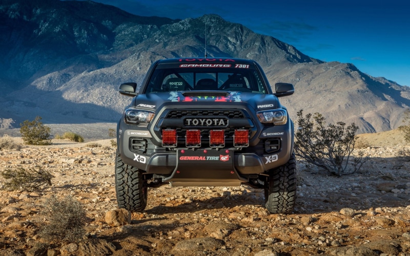 Car, Vehicle, 1080P, Toyota Tacoma, Pickup, Toyota Tacoma TRD Pro Race Truck, Toyota, Race Truck