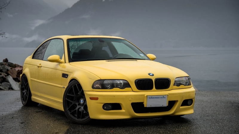 street, taxi, 1080P, car, road, BMW, yellow, motor vehicle, road trip, outdoors, city, travel, mode of transportation, land vehicle, yellow taxi, coupe