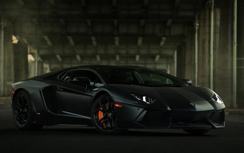 lp, 700-4, lamborghini, black, 720P, aventador, car