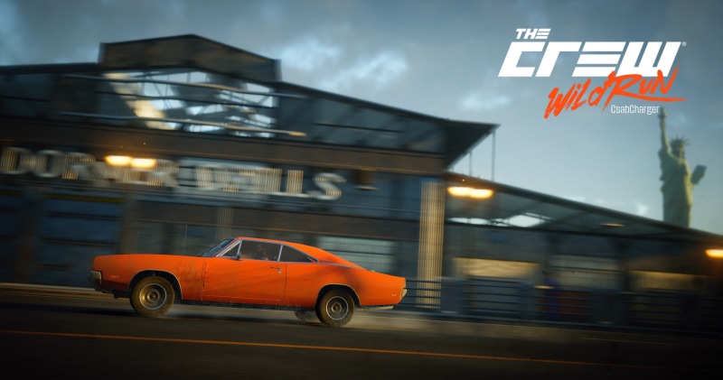 The Crew, The Crew Wild Run, T 1968, 4K, sunset, race cars, Dodge Charger R
