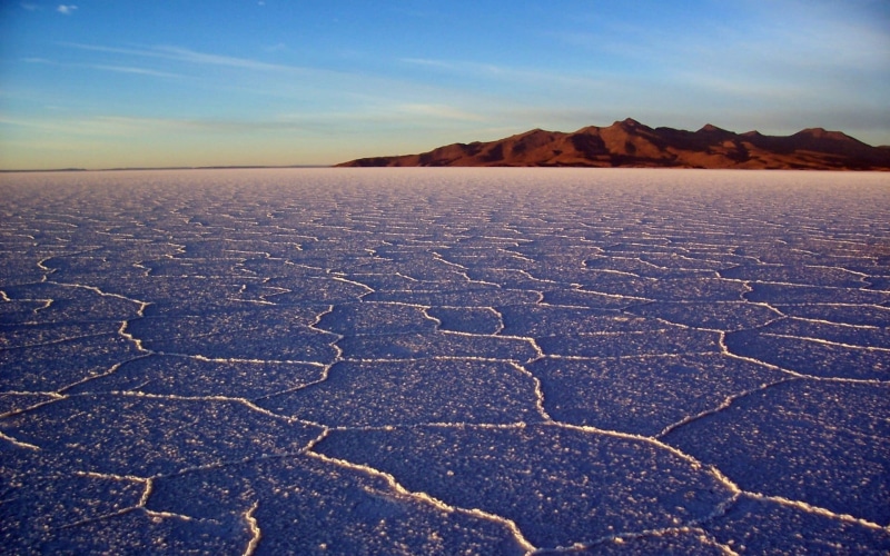 cracked, landscape, sky, non-urban scene, blue, scenics - nature, wooden, no people, frame, tranquil scene, salt flat, physical geography, remote, bed