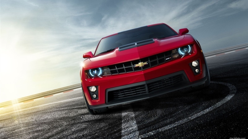 Chevrolet Camaro Bumblebee, road, city, speed, 720P, on the move, transportation, motor vehicle, land vehicle, nature, mode of transportation, headlight