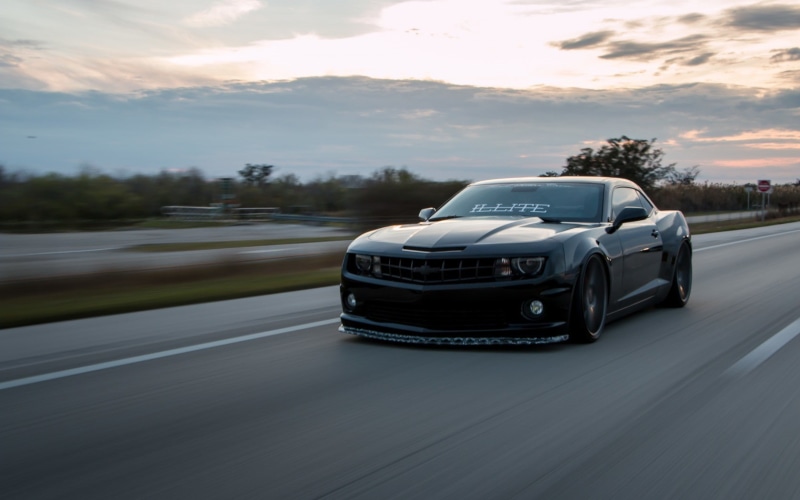 wheel, road trip, nature, 720P, sky, Chevrolet Camaro Bumblebee, motor vehicle, transportation, cloud - sky, speed, outdoors, sunset, car, no people, road