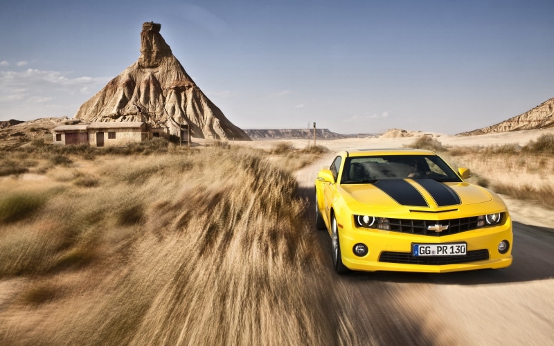 art, 1080P, bumblebee, Canyon, camaro, Yellow, hd, chevrolet, x, cars