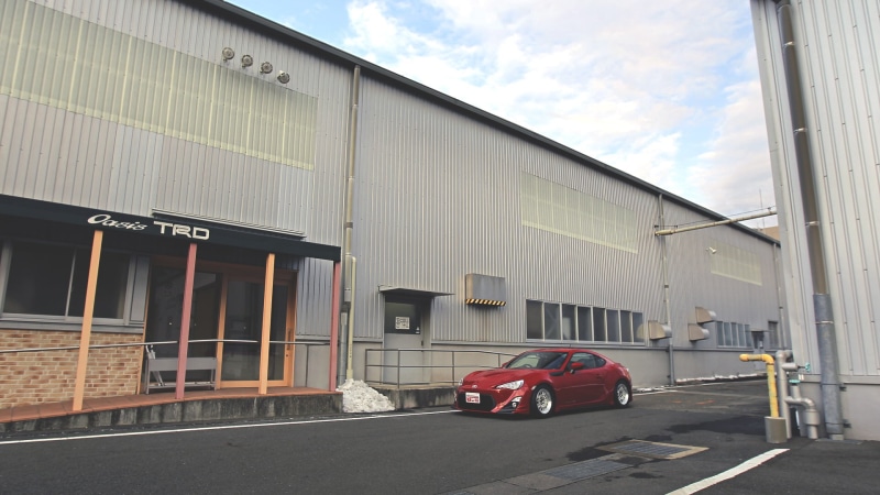 car, land vehicle, entrance, GT86, window, cloud - sky, building exterior, no people, built structure, nature, building, street, outdoors, mode of transportation