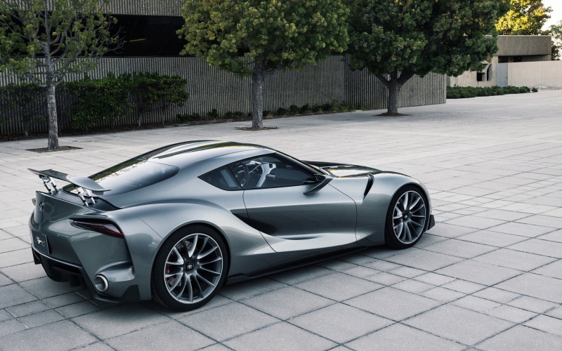 garage, mode of transportation, sports car, Toyota, Toyota FT-1, silver, transportation, wheel, 1080P, car, wealth, land vehicle, motor vehicle, luxury