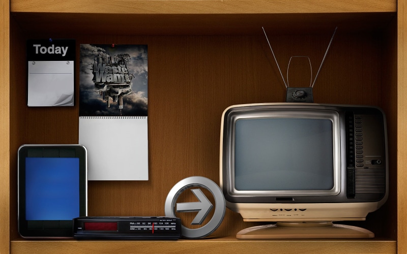 technology, device screen, table, gray, connection, indoors, screen, directly above, computer, retro Styled, communication, computer Monitor, computer equipment