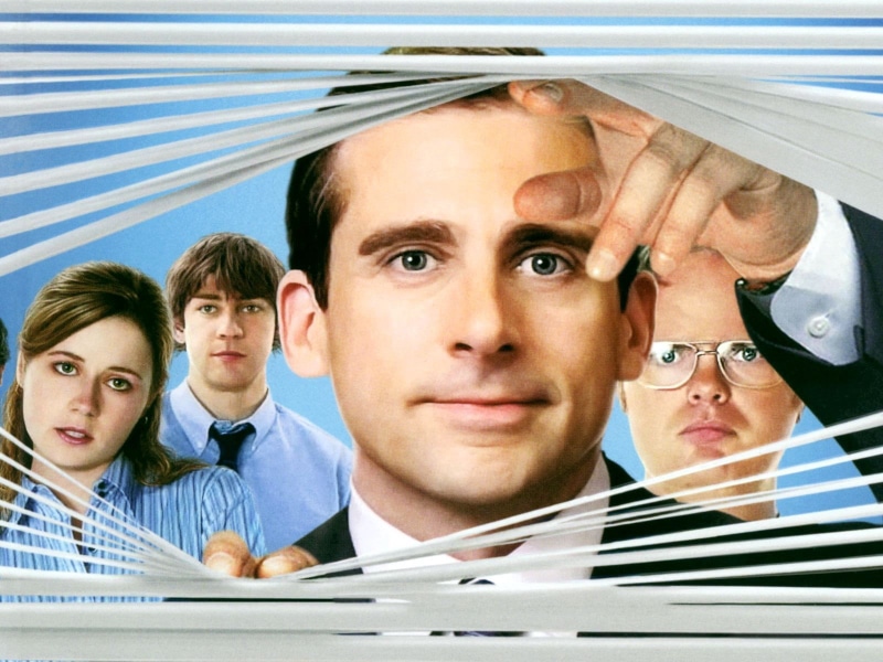 menswear, two People, emotion, rainn wilson, heterosexual Couple, portrait, lifestyles, looking At Camera, head And Shoulders, steve carell, jacket, business person