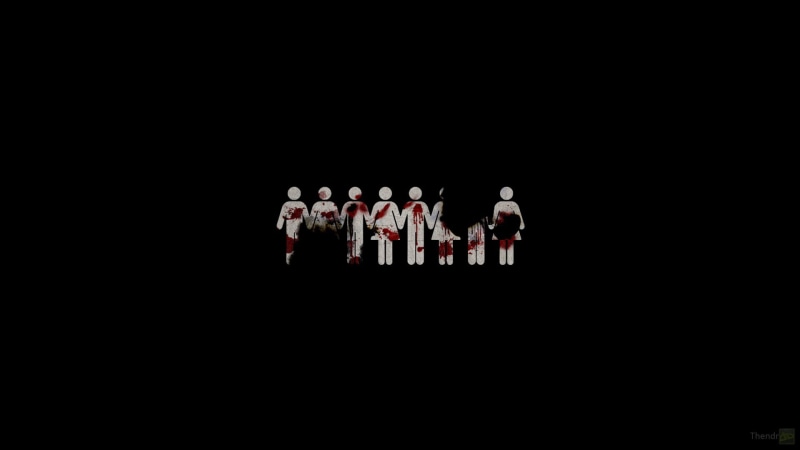 standing, men, cut out, people, black, in a row, studio shot, simple, together, hands, representation, stage, blood, teamwork, full length, black background