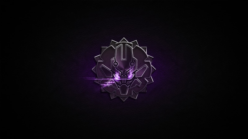 technology, shape, x-ray image, no people, close-up, studio shot, glowing, luxury, black background, copy space, science, healthcare and medicine, purple