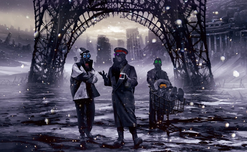 helmet, persons, water, clothing, group of people, headwear, teamwork, winter, cold temperature, warm clothing, cooperation, snow, government, uniform