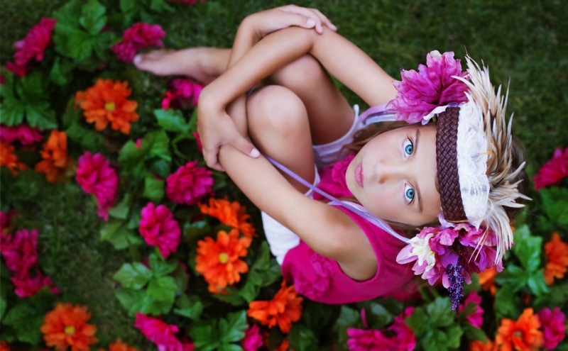 nature, Outdoor, innocence, moody, one person, females, pink color, childhood, flowering plant, flower, 5K, women, leisure activity, childgirl, portrait