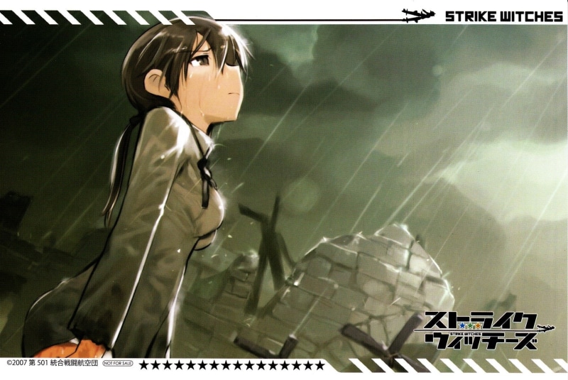 Strike Witches, Gertrud Barkhorn, Anime, 720P